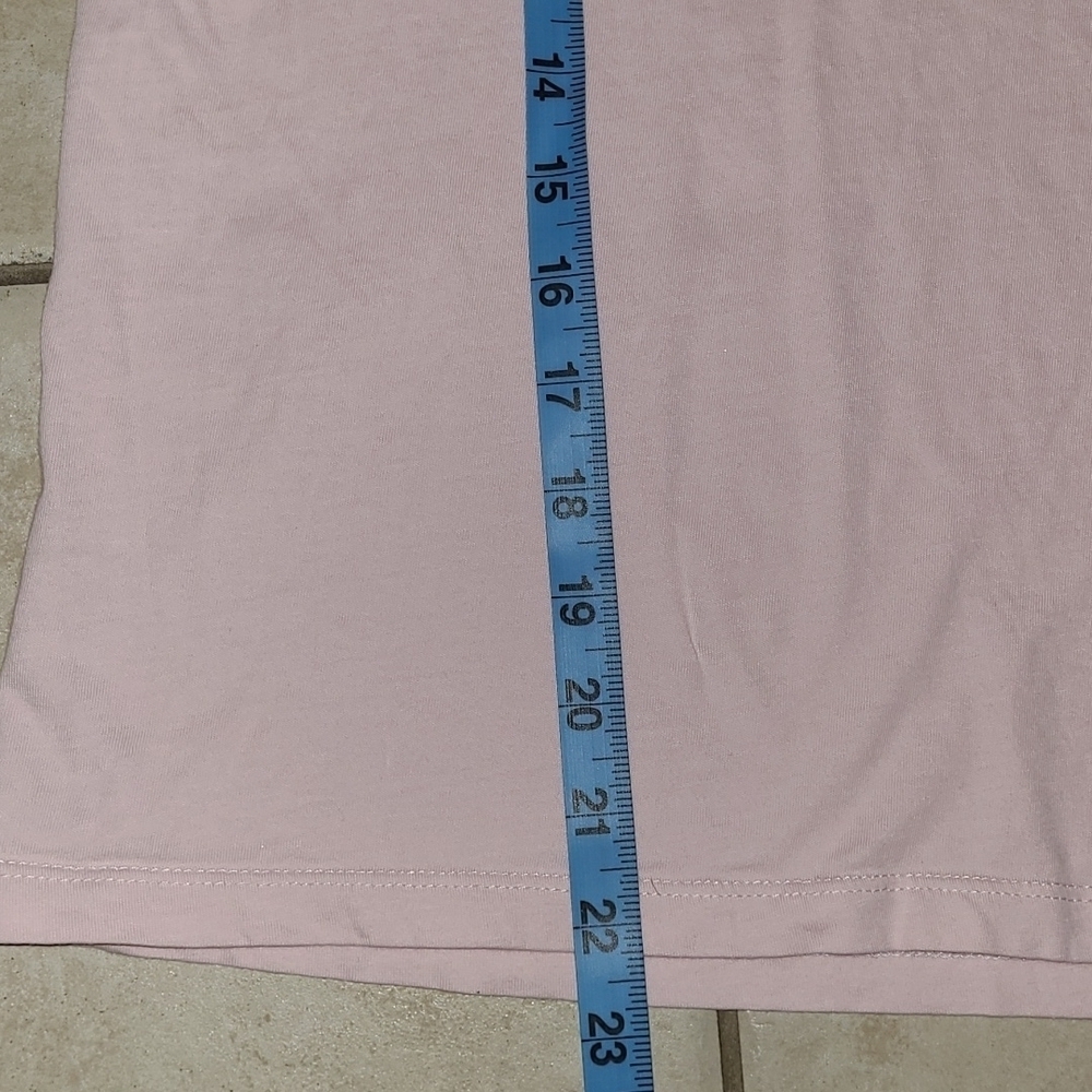 H&M Juniors Pink Short Sleeve Tshirt Red Salty Waves Miami Beach 100% Cotton Med - Picture 7 of 8